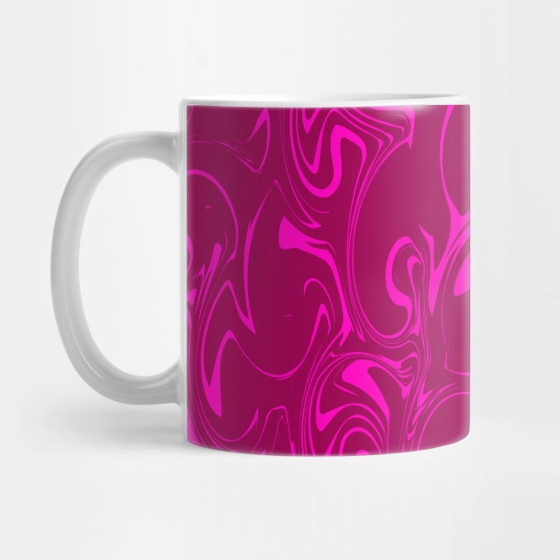 Marble Swirl Texture - Dark and Bright PinkTones by DesignWood Atelier
